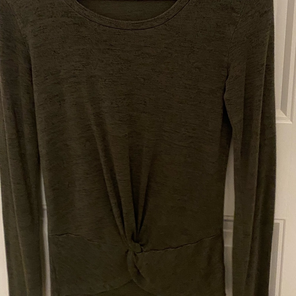 dark green sweater/shirt